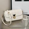 Bolso cruzado para mujer, moda de invierno 2023, pequeño bolso cuadrado con cierre, estilo coreano, moderno, combinable, popular, bandolera de hombro.