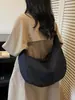 2025 Nueva Bolsa Tote de Gran Capacidad para Viajes Diarios Moda para Chicas Casual Más Fácil de Combinar Bolso de Hombro Estudiante Clase Bolso Cruzado