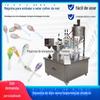 Máquina automática de enchimento e selagem de pasta de pera máquina de embalagem de mel com colher máquina de enchimento e selagem de mel máquina de embalagem automática de colher de mel