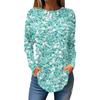 2023 Europeo y Americano Amazon otoño e invierno Nuevo suéter de camisa de manga larga estampada ropa de mujer AliExpress casual cuello redondo manga larga