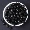 Ágata Natural Yanyuan Cuentas Redondas Sueltas para Manualidades Hechas a Mano DIY, Estilos de Múltiples Tamaños, Accesorios de Cuentas Perforadas