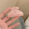 Pinza para el Cabello de Gama Alta Estrella de Pedrería Pinza de Tiburón Moño para el Cabello Pinza para Media Coleta Linda Accesorio para el Cabello en la Parte Posterior de la Cabeza Tocado para Mujeres