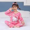 Pijama para Niñas Primavera y Otoño 2025 Nuevo Traje Delgado de Manga Larga para Niños Niñas Niños Medianos y Grandes Ropa de Casa