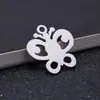 Joias Explosivas da Amazon Transfronteiriças DIY Acessórios de Borboleta em Aço Inoxidável Acessórios de Pingente de Borboleta para Homens e Mulheres Comércio Exterior
