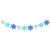 Amazon floco de neve flor pingente aniversário Natal gelo e neve festa fundo decoração bandeira bandeira de Natal atacado