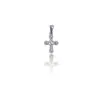 Pingente cruz simples comércio exterior AliExpress não desbota Europa e Estados Unidos retrô titânio aço inoxidável banhado a ouro 24k