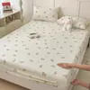 Funda de cama/colchón de una sola capa con impresión personalizada hecha de tela gruesa vieja, también adecuada como funda de alfombrilla fresca
