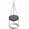 Soporte de Comedero para Pájaros de Hierro Forjado Más Vendido, Soporte para Bebedero de Pájaros de Exterior, Soporte Multifuncional para Utensilios de Pájaros para Jardín y Patio, Hecho de Hierro