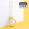 Lanyard con Anillo de Silicona de Oso Anillo Pequeño Lanyard Colgante de Silicona de Dibujos Animados Lindo Llavero Lanyard para Teléfono Móvil Tendencia