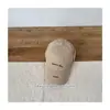 26 Primavera Novo Estilo Coreano Boné de Baseball Bordado com Letra Infantil para Meninos e Meninas, Simples e Versátil Casual Cor Sólida Boné de Bico