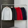 Chaqueta de Algodón con Capucha Cálida, Resistente al Viento e Impermeable, No Voluminosa, para Uso Diario en Exteriores Otoño/Invierno 13975