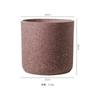 Vaso de Flores Cerâmico Estilo Escandinavo Wabi-Sabi Preto Orquídea Phalaenopsis Alta Suculenta Conjunto de Vasos de Argila Pequeno