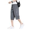 Pantalones cortos de seda de hielo para hombre, pantalones cortos casuales finos de verano, pantalones cortos deportivos holgados de marca de moda de secado rápido para hombre