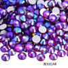 SS5 Diamante plano redondo de vidrio DIY para decoración de uñas, pegatinas de cristal con cuentas de colores, accesorios de decoración para fundas de teléfono móvil