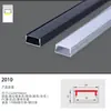 Calha de Luz de Liga de Alumínio Calha de Alumínio Embutida Linha U Luz Oculta Tira de Luz Preta Luz Linear de Teto Luz de Linha LED