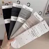 Calcetines Nayean Nanye "Estilo Coreano Puntos de Ola Pequeña Sin Costuras para Mujer Calcetines de Media Pantorrilla Calcetas de Felpa de Algodón para Mujer Otoño e Invierno