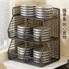 Cesta de Legumes Prateleira de Armazenamento de Cozinha Camada Múltipla Armazenamento de Frutas e Legumes Suprimentos Prateleira de Armazenamento de Cesta de Legumes de Canto de Parede Bancada