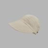 Sombrero de Sol para Mujer 2023 Comercio Color Sólido Talla Grande para Hombre Poliéster Anti-Caída Fabricante Mayorista Parte Superior Plana Protección Solar Parte Superior Redonda