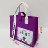 Bolsas de Feltro para o Festival do Meio Outono com Logo Personalizado, Brindes Corporativos, Bolsas para Bolos da Lua, Lembrancinhas, Bolsas de Feltro de Grande Capacidade com Alças