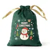 Bolsa Roja de Terciopelo para Navidad 2026 Bolsa Decoración de Árbol de Navidad Feliz Navidad Fiesta de Carnaval Bolsa para Dulces