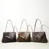 Nova Bolsa Kelly da Moda 2026, Bolsa de Ombro Versátil para Trabalho e Deslocamento, Bolsa Feminina de Couro Genuíno, Bolsa de Couro Fosco de Alta Qualidade