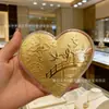 Caja de Regalo para Pastel con Forma de Corazón Dorado Waterway Tienda Dorada 520 Regalo de San Valentín para Novia Esposa Regalo de Boda Transmisión en Vivo Venta al por Mayor