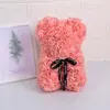 Oso de Rosa Inmortal para el Día de San Valentín para Novia 25cm Oso de Espuma Caja de Regalo Regalo de Navidad Oso para Abrazar