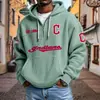 Ropa Nueva para Hombre Transfronteriza Amazon Más Vendida Cremallera Multibolsillo Nueva Sudadera Tendencia de Comercio Exterior Sudadera Serie NFL