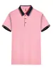 Roupas de Jardim para Professores de Creche Camisa Polo Top Camiseta Roupas de Verão Manga Curta Roupas de Trabalho de Professores Creche Jardim Roupas de Jardim Vermelhas