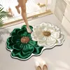 Tapetes de Banheiro de Lama Diatomácea Estilo Seda Transfronteiriços, Capachos Decorativos de Alta Qualidade para Uso Doméstico, Tapetes de Banheiro Antiderrapantes, Dropshipping