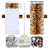Fornecimento Exclusivo Transfronteiriço de Capas para Cadeiras de Praia, Capas de Microfibra para Cadeiras de Praia com Impressão Digital 3D Série Estampa de Leopardo, A partir de Uma Peça