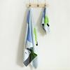 Nueva Serie de Ilustraciones Toallas Teñidas en Hilo, Toallas de Algodón Peinado de Fibra Larga Amigables con la Piel, Toallas de Baño Absorbentes para Niños y Adultos