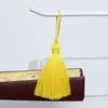 Atacado do Fabricante Colorido Algodão Poliéster Franja Grossa Acessório para Bolsa Pingente DIY Corda Feita à Mão Franja Pom-Pom