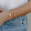 Pulsera Pequeña Apilada de Cuentas MIiyuki para Instagram Cuerda de Mano Tejida de la Suerte con Perlas Naturales para Niña Mismo Estilo para Mejores Amigas