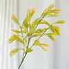 Novo Design de Flores para Casamento: Decoração de Casamento Dourada de Mil Camadas, Fundo de Decoração de Palco de Teto, Materiais Florais, Arranjo de Flores para Corredor