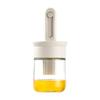 Pincel de Óleo integrado frasco de óleo de vidro doméstico resistente a alta temperatura assar churrasco comida cozinha pincel óleo silicone pincel retrátil