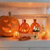 Lanternas de Abóbora de Halloween, Decorações Criativas de Fantasma, Decorações de Cena, Velas de Abóbora Luminosas Grandes, Velas Eletrônicas