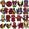 52 juegos de nuevo traje de animación de dibujos animados zapatos con agujeros zapatos hebilla de zapato de flor hebilla de suela de PVC zapatos con agujeros accesorios DIY