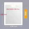 Bolsa de etiqueta adhesiva de PVC material autoadhesivo funda para tarjeta funda de etiqueta transparente almacén A4 bolsa para tarjeta con logo de plástico