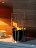 Chimenea de Alcohol Francesa de Fuego Real de Escritorio Chimenea Ciclónica Chimenea de Fogata Decoración de Luz de Llama Interior Exterior Calefacción de Sala de Estar