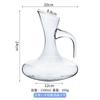 Criativo com boca chanfrada Decanter Cristal Vidro Decanter Vinho Decanter Garrafa Vinho Fermentado Garrafa Vinho Dispencer