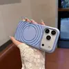 Funda magnética para teléfono con efecto de onda de agua para iPhone 17, Apple 18 Pro Max, con una textura premium tipo lichi y cobertura total para protección contra caídas