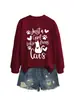 Solo una Chica que Ama Amazon Ebay Estación Independiente Sudaderas Casuales e Interesantes para Mujer Otoño e Invierno