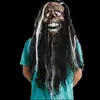 Máscara de Animal Orangután Casco Matacabezas Sala de Escape Casa Embrujada Fantasma de Terror Disfraz Accesorios para Fiesta de Halloween