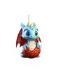 Colgante de árbol de Navidad de Amazon adornos con forma de dragón llavero de dragón real decoración de coche accesorios de decoración de huevo de dragón acrílico