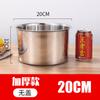 Tanque de condimentos de acero inoxidable 304 taza de degustación tanque de aceite de manteca tarro comercial cocina doméstica con tapa tanque de condimentos caja de condimentos