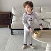 Pijama para Niñas, Conjunto de Ropa de Otoño, Ropa de Descanso Estilo Ins Clase A, Conjunto de Ropa Interior para Niños, Top de Manga Larga y Pantalones Largos para Niños