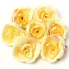 Flor artificial peonía retro capullo accesorios hechos a mano DIY con pared de flores de boda decoración de pulsera estilo pintura al óleo
