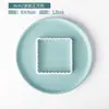 Molde para Galletas Cuadrado Redondo con Forma de Ola, Juego de Cortadores de Fondant con Marco Rectangular Arqueado para Bendiciones, Herramientas para Hornear