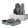 Cojín para Asiento, Soporte Lumbar de Espuma Viscoelástica y Cojín para Cadera, Cojín de Oficina para Estar Sentado Prolongadamente, Cojín de Soporte Lumbar Postparto para Mujeres Embarazadas, Etiquetado Transfronterizo